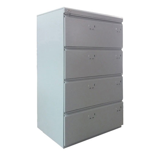 Clasificator metalic dublu cu 4 sertare 840x610x1365 mm (LxlxH), ECO+