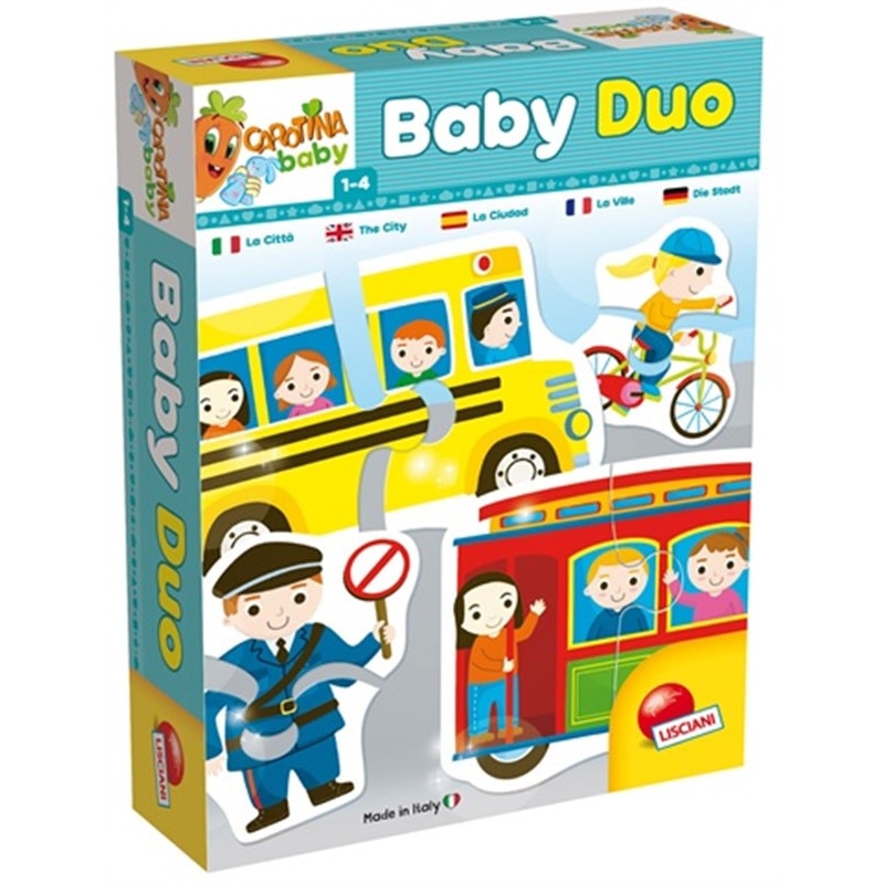 Joc bebelusi Lisciani, Carotina Baby Duo, Orasul