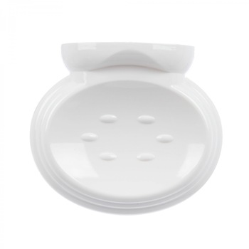 Suport sapuniera, suspendata, alb din plastic Suport sapuniera, suspendata, alb din plastic