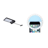lampa solara de perete cu 36 led-uri si senzor miscare  selfie ring light albastru imagen 31_0_
0