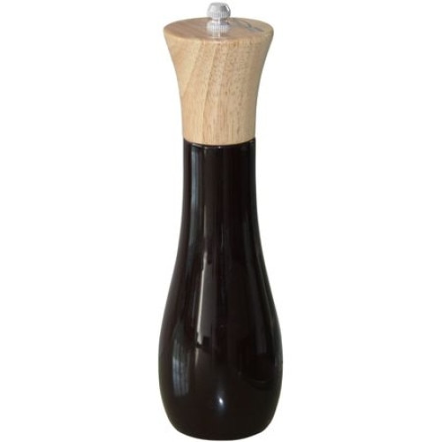 Rasnita pentru sare sau piper Heinner HR-JMW20, din lemn, 20cm, cu mecanism ceramic si razatoare dreptunghiulara VANORA