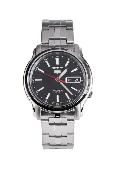 Seiko, Автоматичен часовник от неръждаема стомана, Сребрист