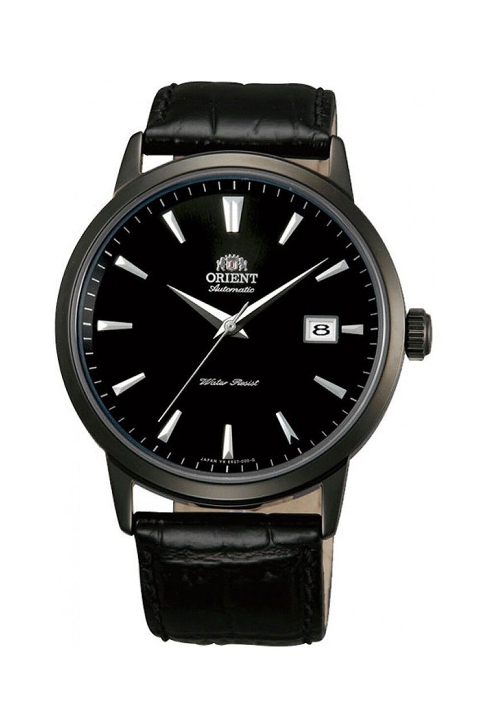 ORIENT, Ceas cu o curea de piele, Negru