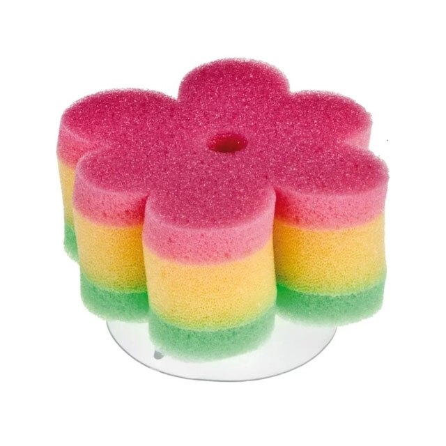 Burete de baie cu ventuza Canpol Babies Floare 43/106R, Multicolor