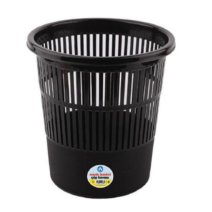 Cos gunoi plastic PP negru 16 L, ARK