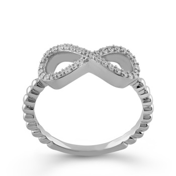 Inel Infinit Carla M* Argint 925 CZ, 57 O12453RW Inel Infinit Carla M* Argint 925 CZ, 57 O12453RW