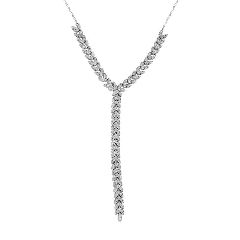 Colier Carla M* Argint 925 CZ, Ajustabil 40-45 ON12428RW