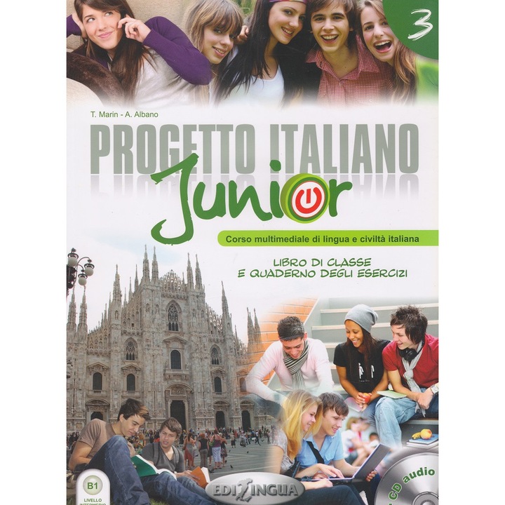 Progetto italiano Junior 3 Könyv + gyakorlófüzet (+CD hang) T. Marin