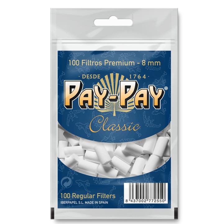 Filtru tigari PAY-PAY Filters 8 mm 100