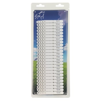 Crotalii pentru oi, capre si caini x 100 buc, ALB, 101-200 Crotalii pentru oi, capre si caini x 100 buc, ALB, 101-200