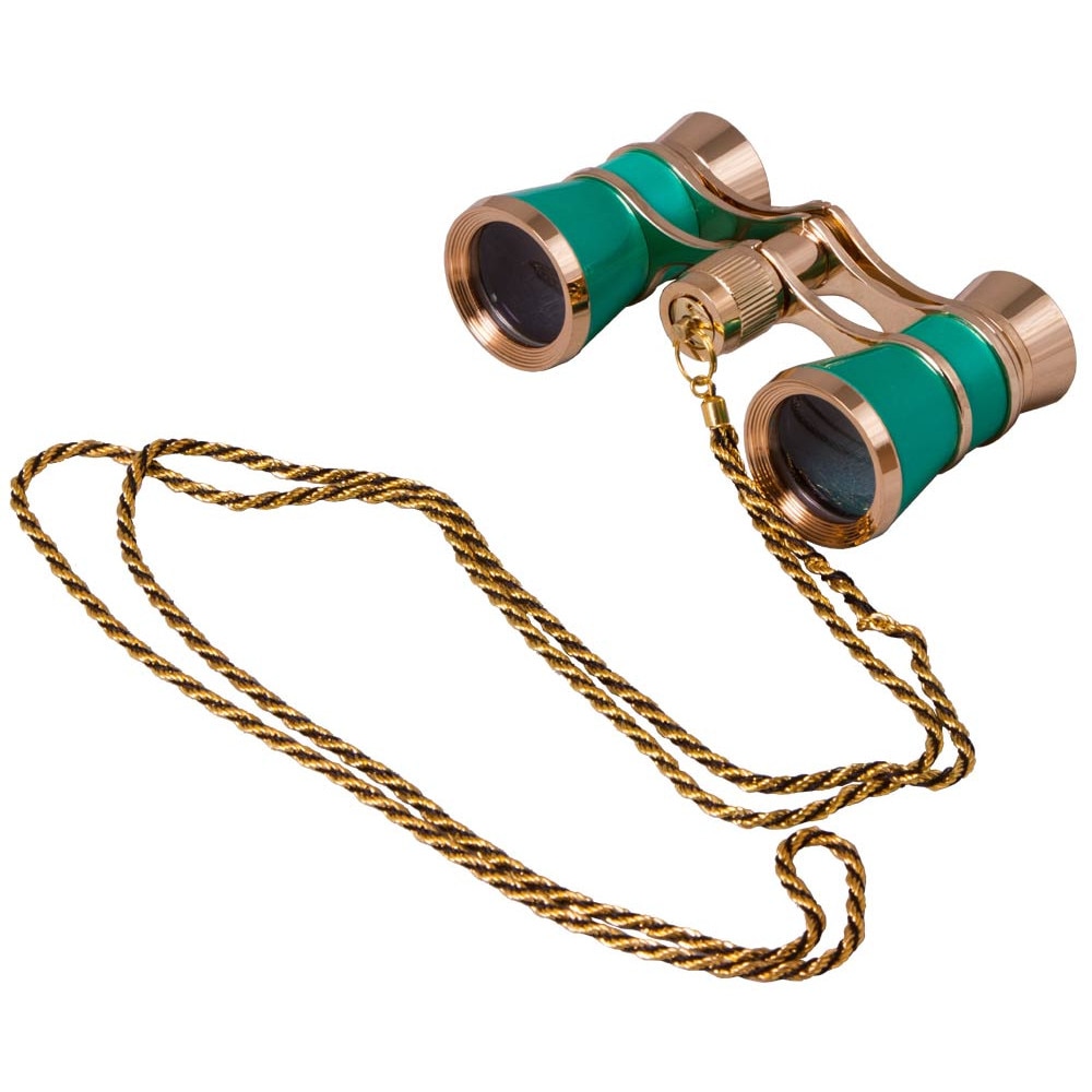 Binoclu opera Levenhuk Broadway 325C verde cu lantisor
