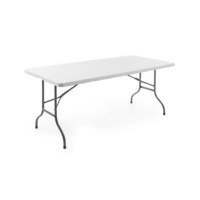 Masa bufet si catering Hendi, pliabila, 152x70x(H)74 cm, blat polietilena