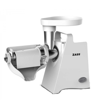 Masina de tocat carnea , electrica, Zass , functie Reverse, 0.6 kg/min, 800 W, gri + accesoriu suc rosii AN Masina de tocat carnea , electrica, Zass , functie Reverse, 0.6 kg/min, 800 W, gri + accesoriu suc rosii AN