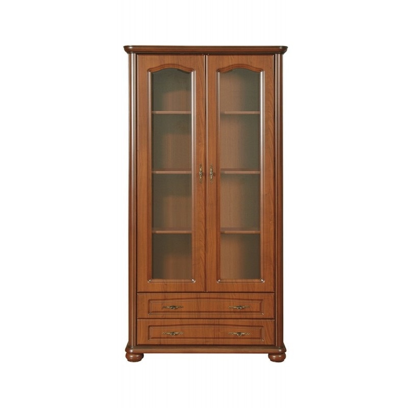 Vitrina Natalia WIT100/2S-WIP, Culoare Visin Primavera, 197x96x45cm