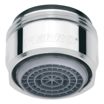 Pachet 2 Perlator Ferro AirMix Verdeline pentru baterii, anticalcar, consum apa redus, M24x1 Pachet 2 Perlator Ferro AirMix Verdeline pentru baterii, anticalcar, consum apa redus, M24x1