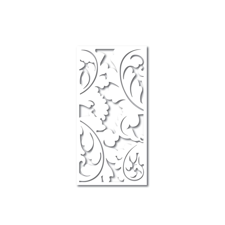 Panou decorativ alb, 200x90 cm, grosime 8 mm, MLC62