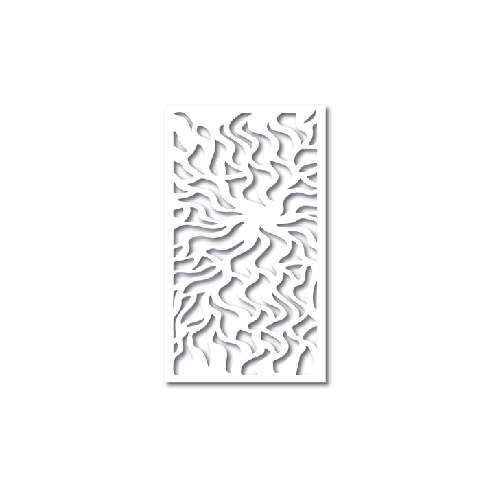 Panou decorativ alb, 200x90 cm, grosime 8 mm, MLC58