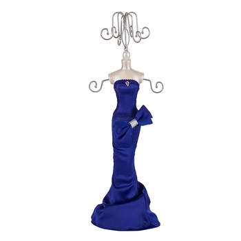 Suport bijuterii model rochie, Rossi, 40 cm inaltime, bleumarin Suport bijuterii model rochie, Rossi, 40 cm inaltime, bleumarin