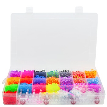 Set creativ cu accesorii pentru realizarea bratarilor din elastic , 4200 piese , multicolor , Robentoys Set creativ cu accesorii pentru realizarea bratarilor din elastic , 4200 piese , multicolor , Robentoys