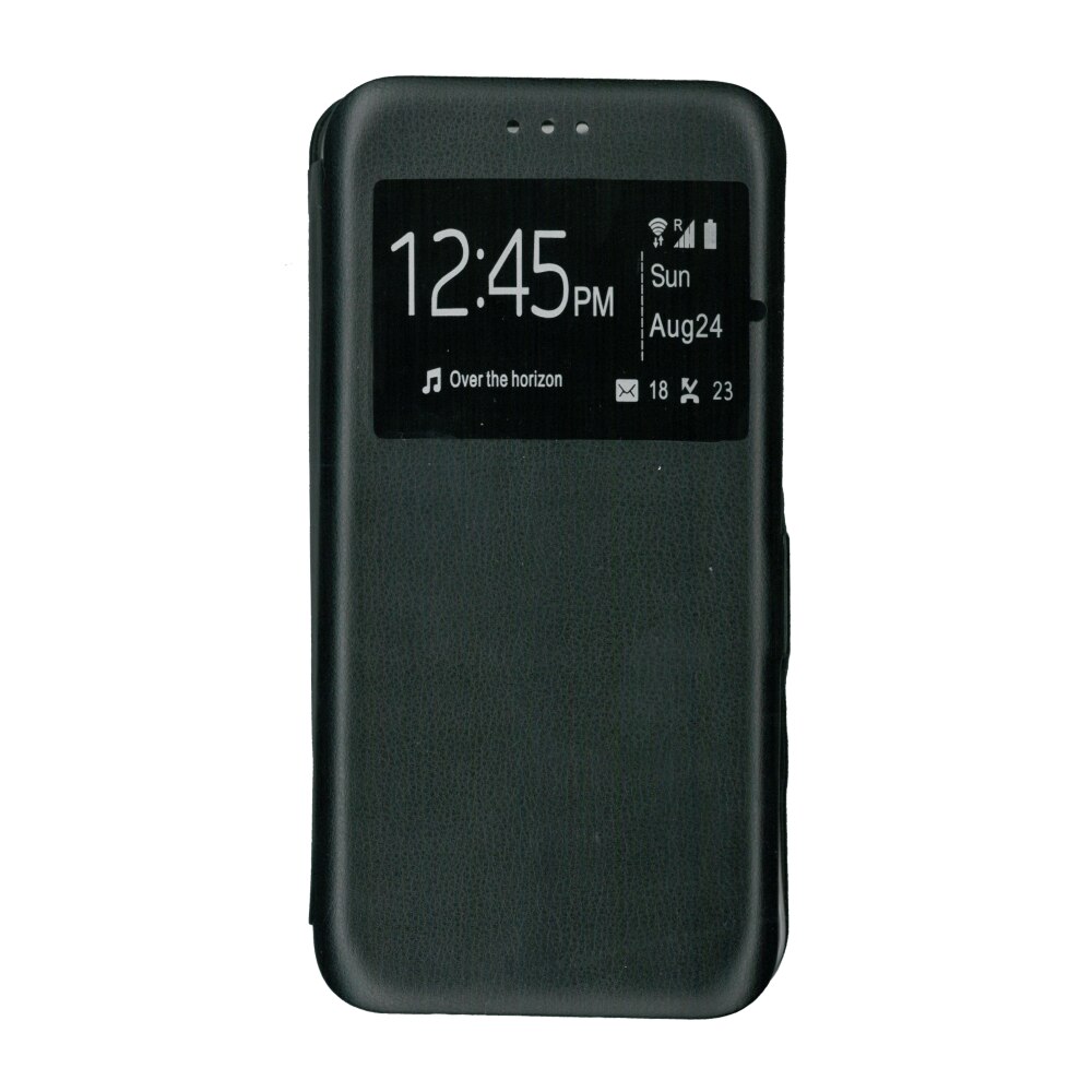 Husa de protectie tip carte, s-view, EuroCELL 360 de grade, pentru iPhone XS Max, negru