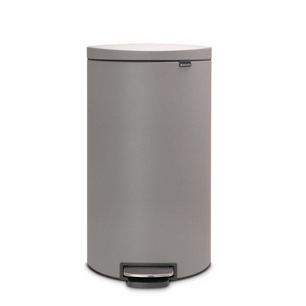 Cos de gunoi Brabantia FlatBack+, 30L, 88 cm Max, Gri deschis