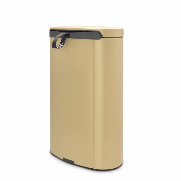 Кош Pedal Bin FlatBack+, 40L Mineral Golden Beach eMAG.bg