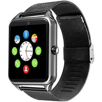 Ceas smartwatch cu telefon iUni Z60, Aluminiu Ceas smartwatch cu telefon iUni Z60, Aluminiu