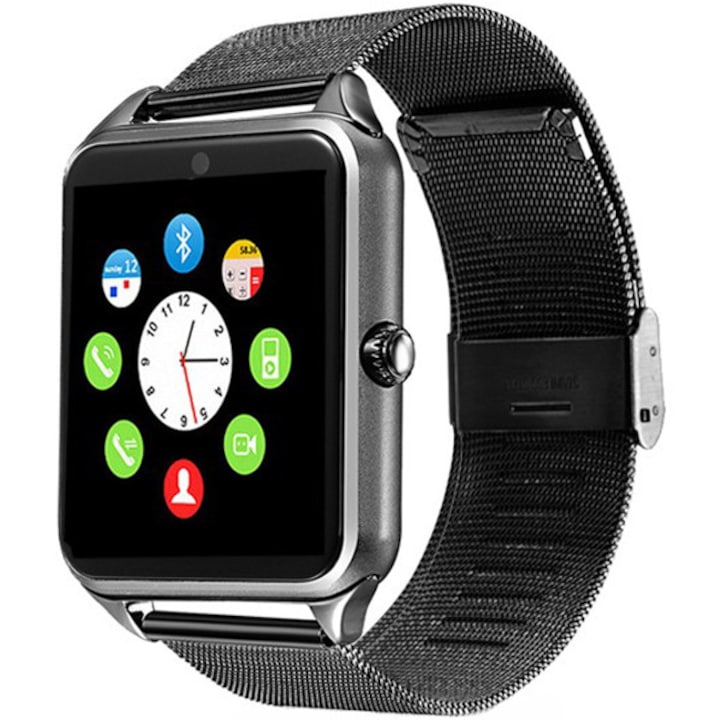 Часовник Smartwatch с телефон iUni Z60, Алуминий