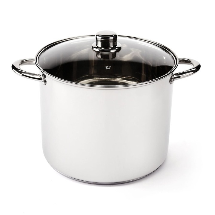 Oala, Florina, Inox, 10l, 26cm, Argintiu
