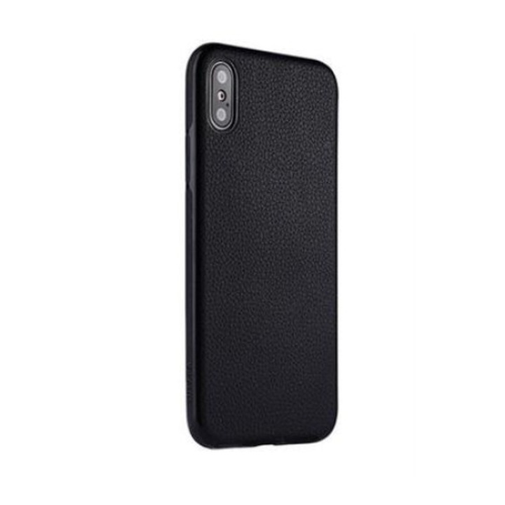 LG K11 tok – ultravékony bőr (fekete)