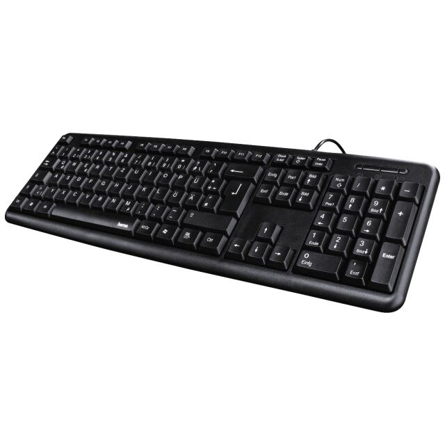 Клавиатура Hama Verano, черна, USB, Черен HAMA-182660 - eMAG.bg