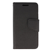 Husa Motorola Moto E5 Plus Flip Case Fancy Neagra