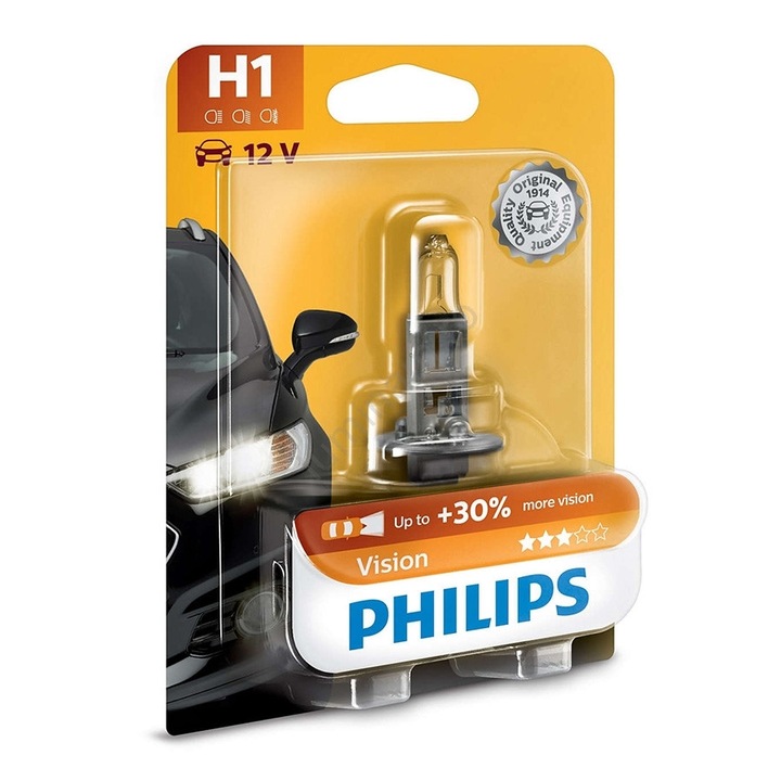 Bec auto Philips H1 Vision 12V 55W