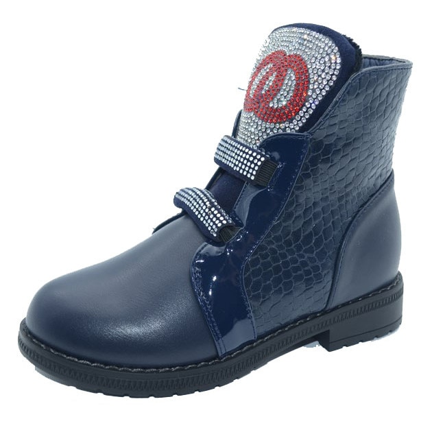 Ghete casual pentru fete Badoxx 3LL-527B, Bleumarin