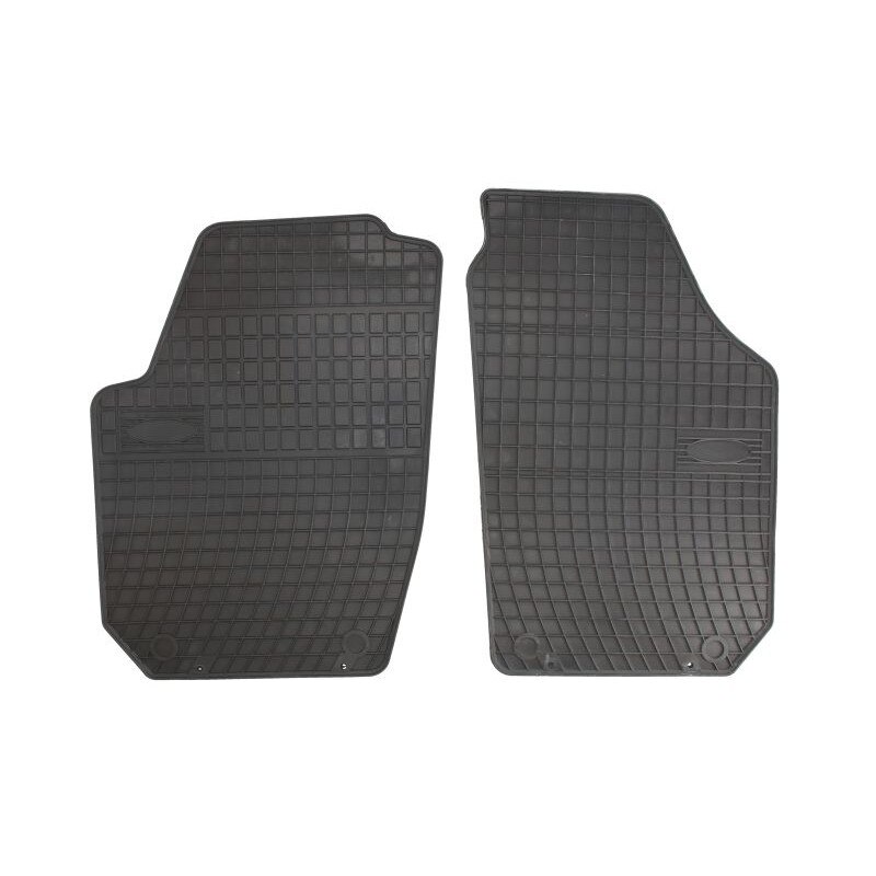Set 2 Covorase Auto MAMMOOTH, Cauciuc, pentru SKODA ROOMSTER PRAKTIK 2007-2015 VAN, Negru