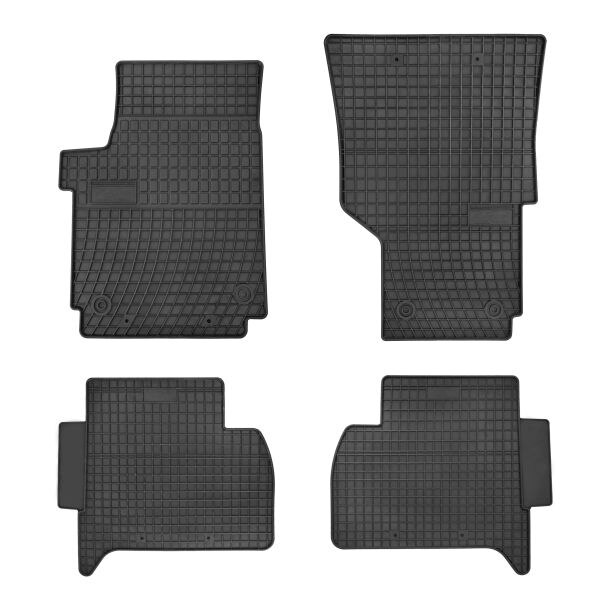 Set 4 covorase auto MAMMOOTH, Cauciuc, pentru VW AMAROK 2010- PICK-UP, Negru