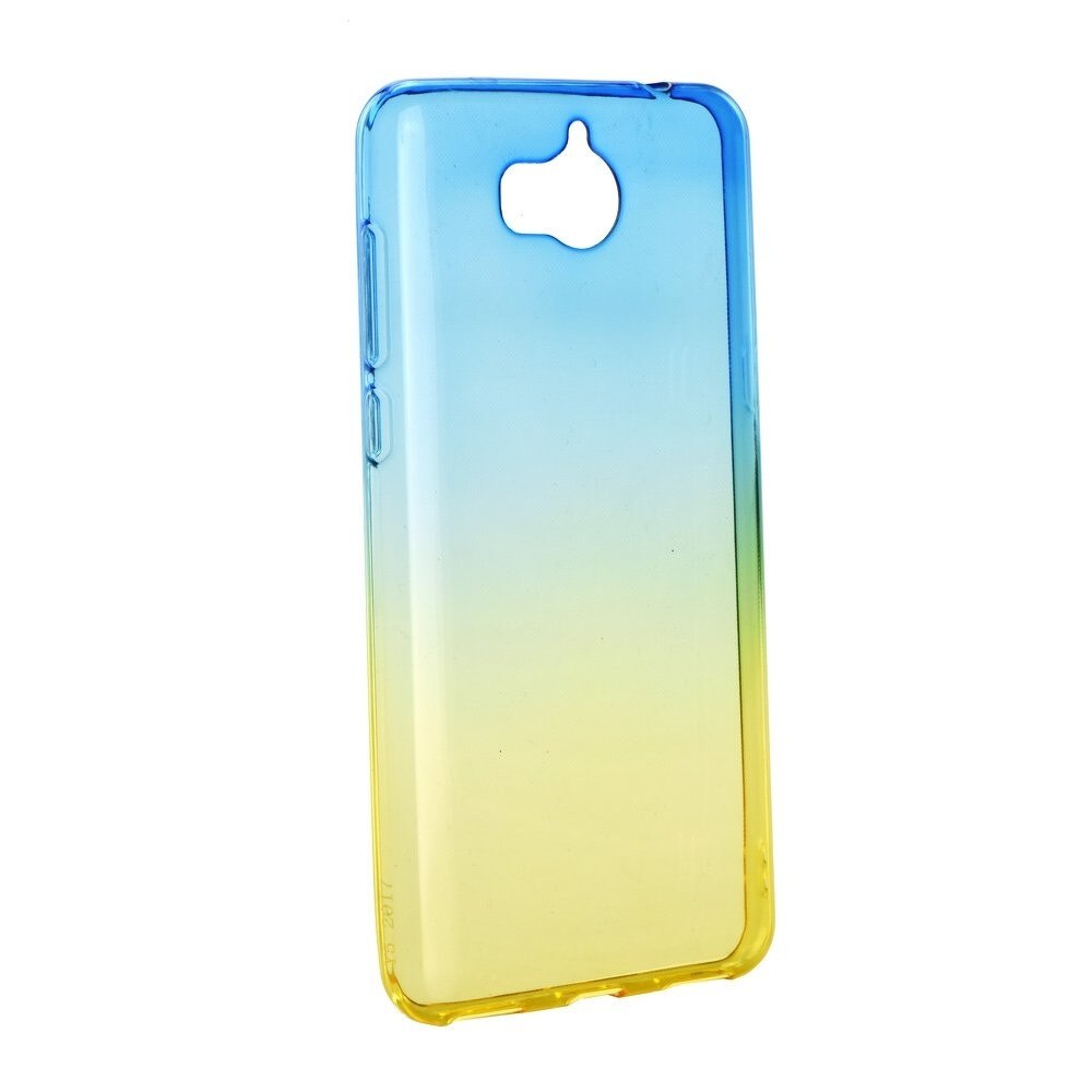 Husa APPLE iPhone 5\5S\SE - Ombre (Albastru&Auriu)