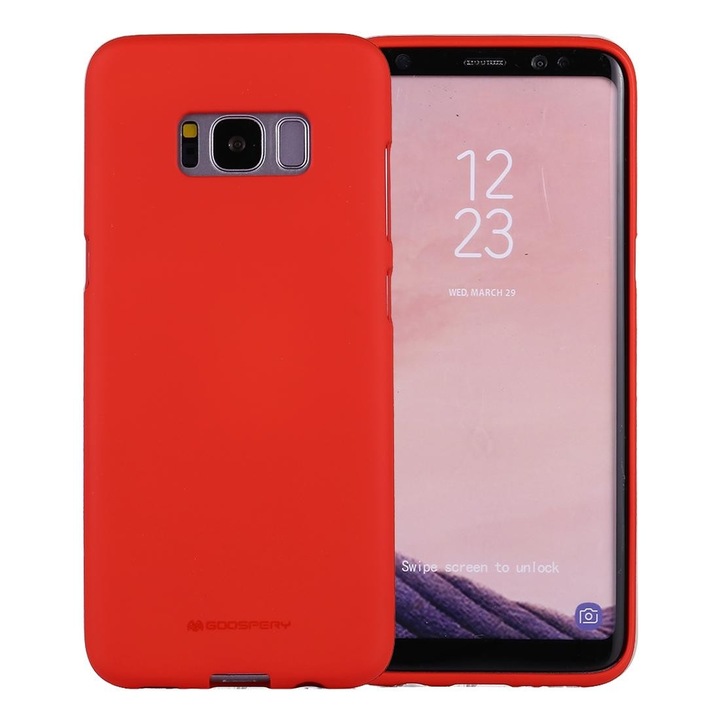 SAMSUNG Galaxy S8 Plus tok – Jelly Soft (piros)