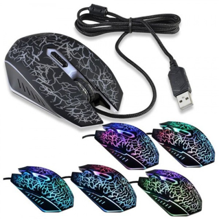 Геймърска мишка , JEIXIN +5 бутона Черна