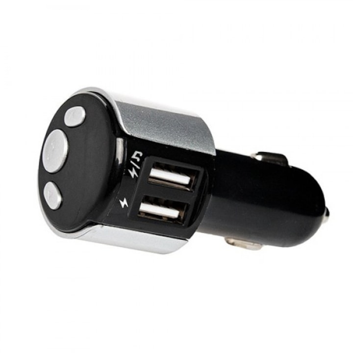 Мултифункционален Bluetooth MP3 OEM х10 Трансмитер За Кола, Черен