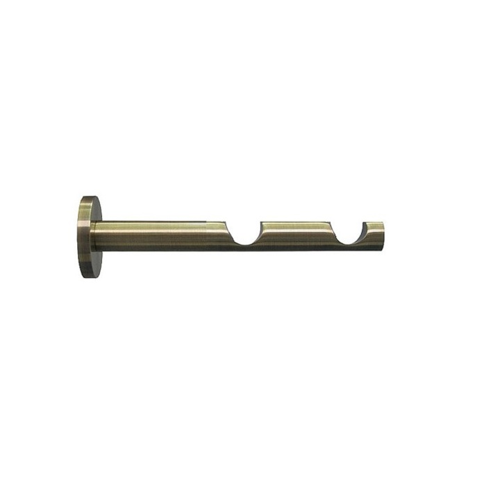 Galerie dubla suport universal /19 - 240 cm - aur antic
