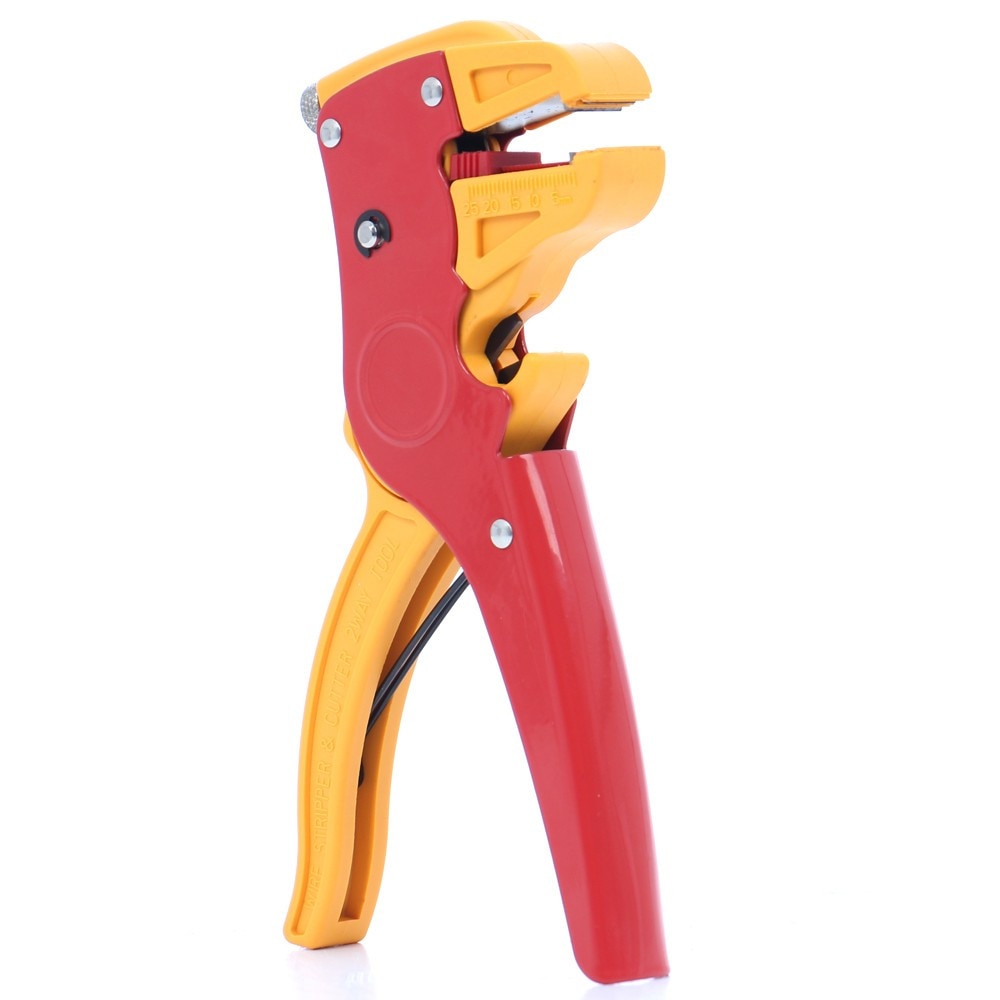 Cleste dezizolare cablu iMKⓇ 0.2 - 6 mm, rosu cu galben, AN