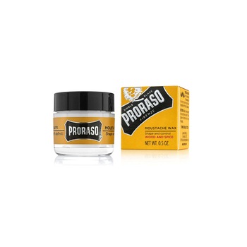 Ceara de mustata Proraso Wood & Spice, 15 ml Ceara de mustata Proraso Wood & Spice, 15 ml