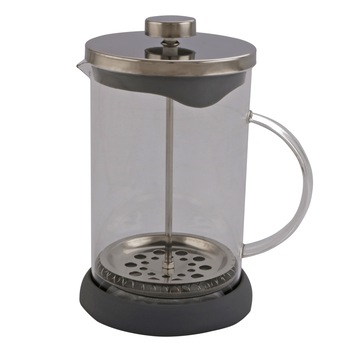 Infuzor cafea si ceai Elegance, sticla, 800 ml, Gri Infuzor cafea si ceai Elegance, sticla, 800 ml, Gri