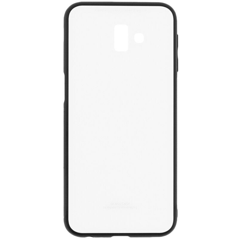 Husa SAMSUNG Galaxy J6 Plus 2018 - Glass (Alb)