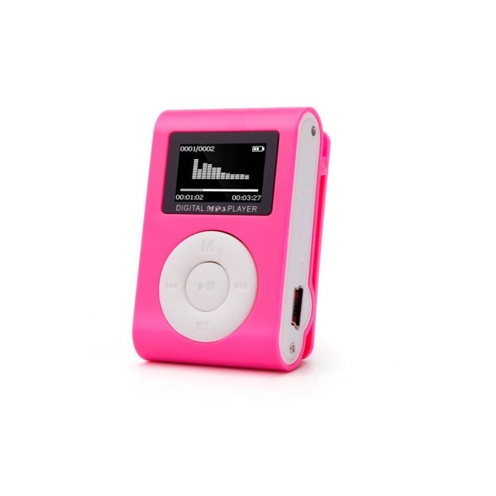parts is enough Disappointment Mini MP3 Player cu display LCD, LRTM, roz culoare slot microSD - eMAG.ro