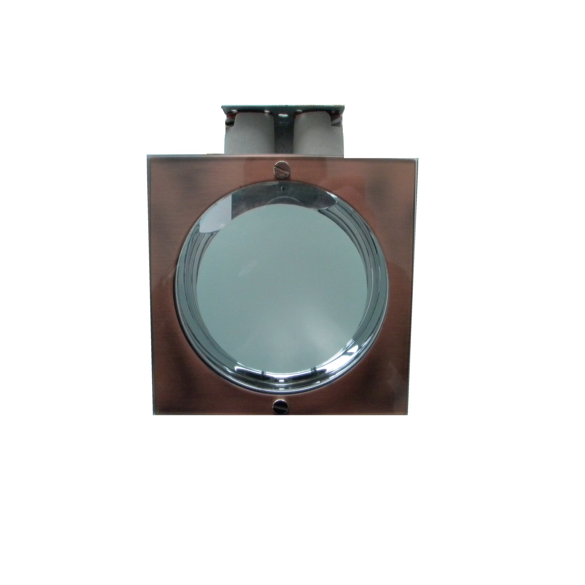 Spot incastrat fix 2x26W E27 IP20 - Cupru