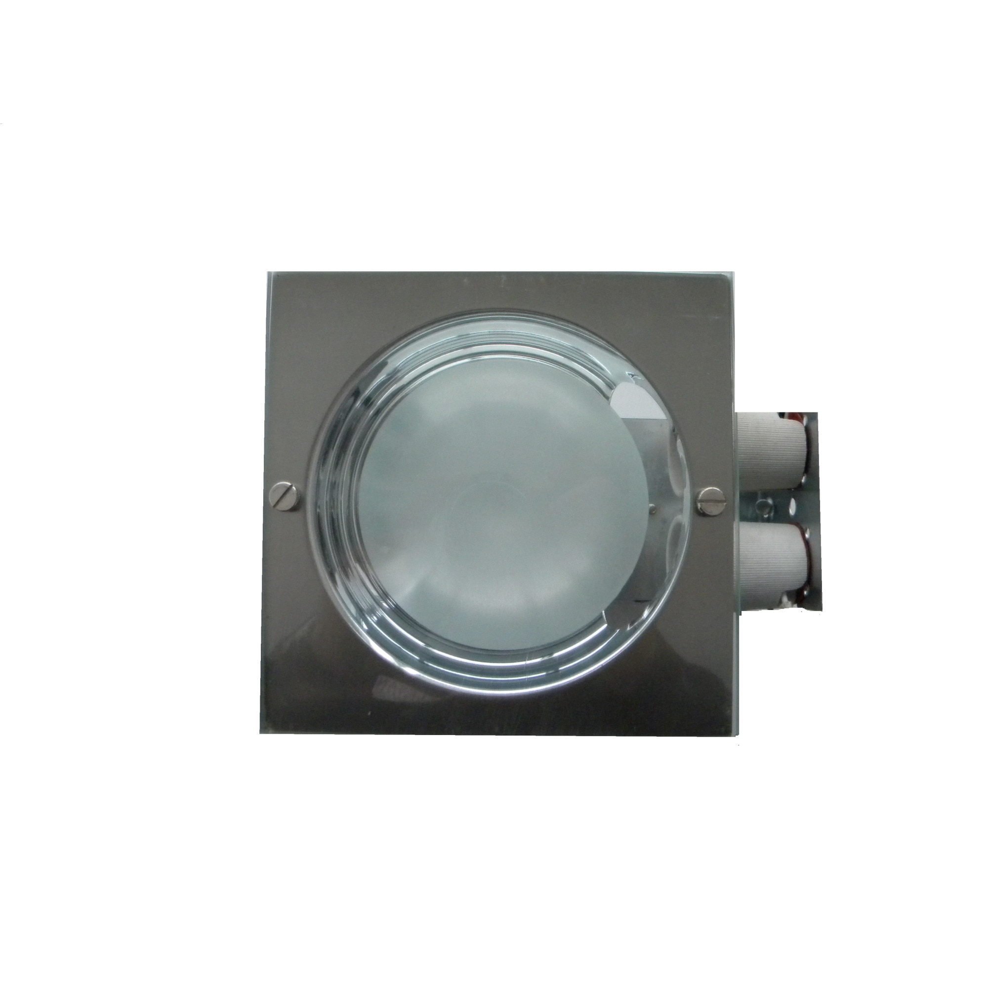 Spot incastrat fix 2x26W E27 IP20 - Crom