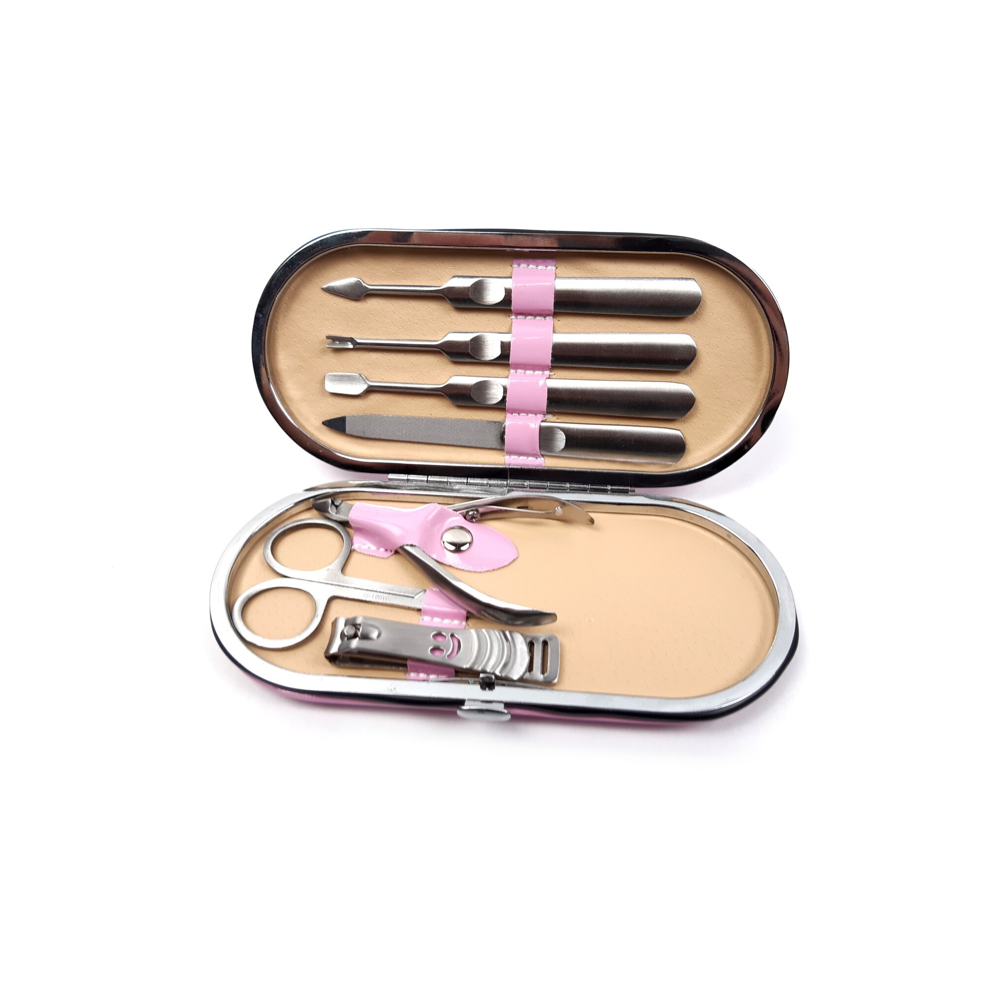 Trusa profesionala manichiura Lila Rossa, 7 piese,model oval TM8P2