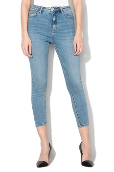 Only, Blugi cu talie inalta Mila, Bleu Only, Blugi cu talie inalta Mila, Bleu